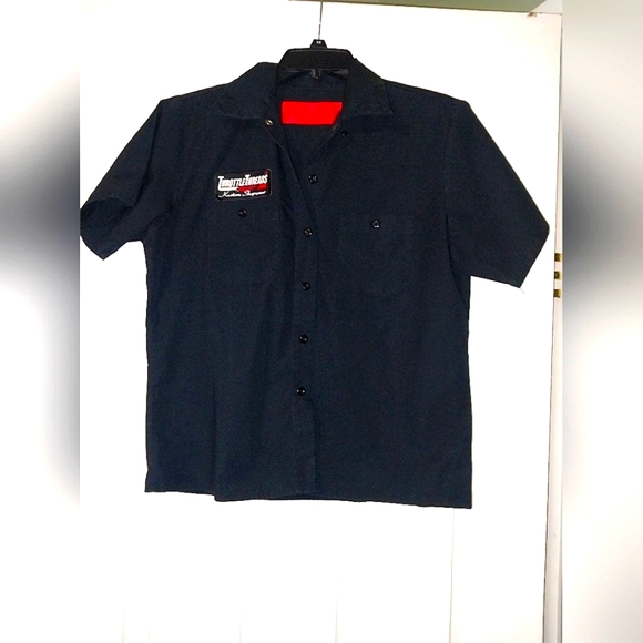 Throttle Threads Kustom Shopwear Women's Button Down Size M*  EUC - Picture 4 of 5